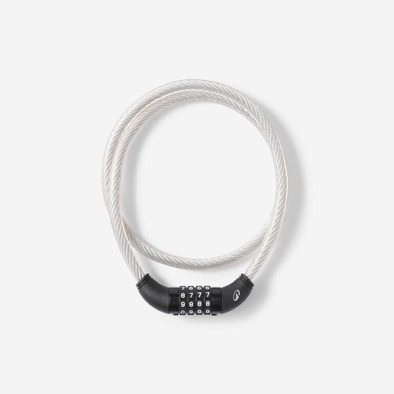 BIKE ACCESSORIES ANTI THEFT SPIRAL LOCK CODE 120