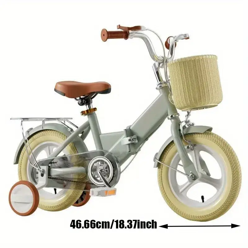 Foldable Retro Style Kids Bike - Outdoor British Design