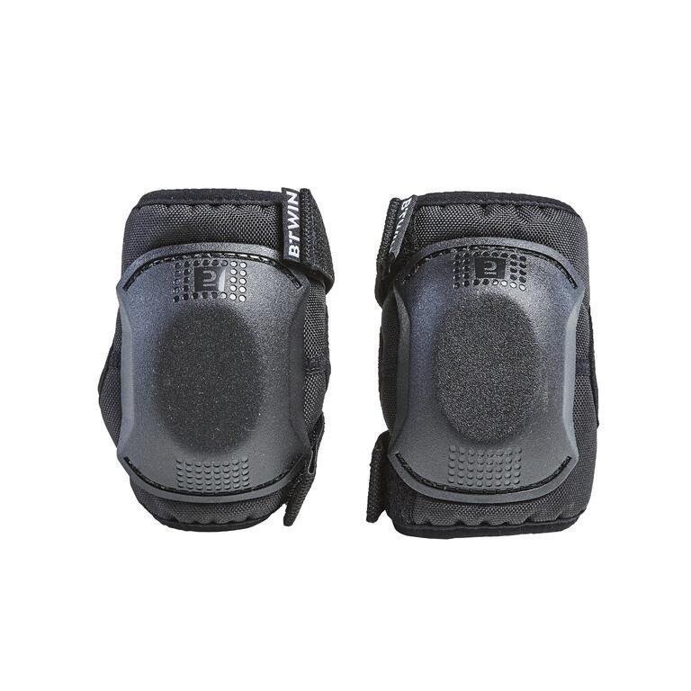 One Size Cycling Elbow and Knee Protectors Set 3-6 Years - Black - Image 3